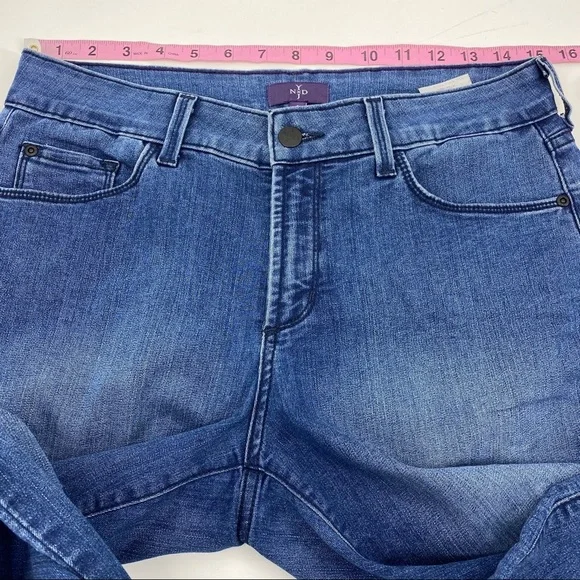 NYDJ Sheri slim leg mid rise jeans 4 - Picture 7 of 12